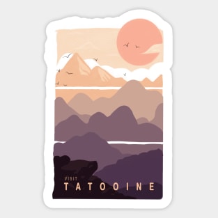 VISIT TATOOINE Sticker